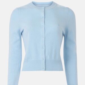 Sandro Light Blue Cardigan Sweater